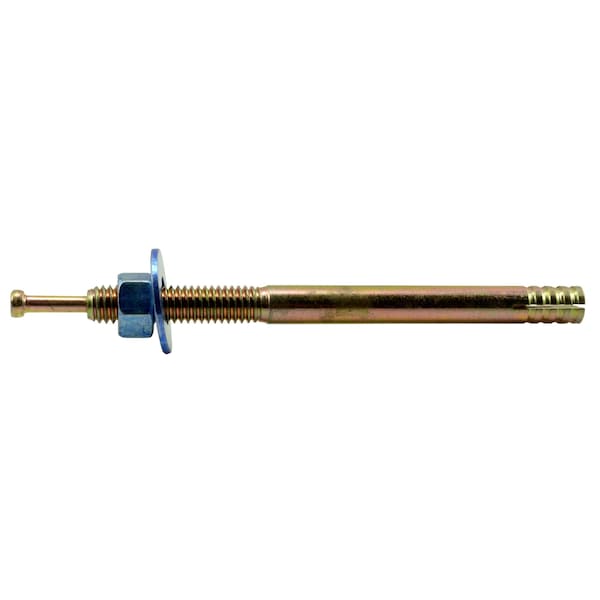 Torquemaster Torquemaster Nail Drive Anchor, 3/8" Dia., 4-3/4" L, Steel Yellow Zinc, 50 PK 52565 - main